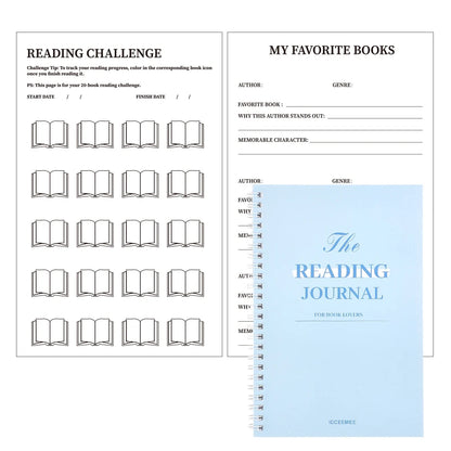 112 Pages Reading Log Journal Built-in Book Review Pages Planning Design For Reading Enthusiasts Students Teachers