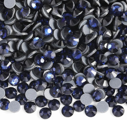 Bobohoo DMC SS6-SS30 Crystal Stones HotFix Rhinestone Glitter Crystal Strass Iron On Rhinestones For Garment Clothing Dress -