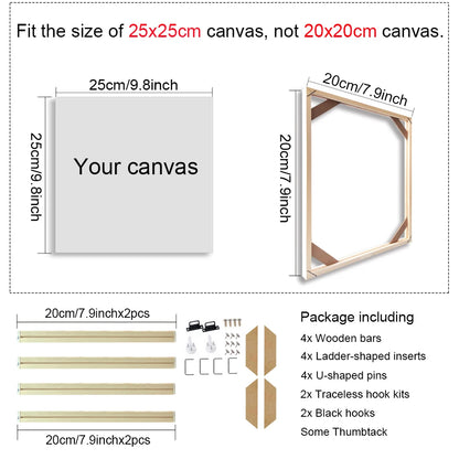 40x60 50x70 40x50cm Canvas Frame Wooden Frames Wooden Photo Oil Painting Canvas Diamond Painting Frames Canvas Wood Wall Fram