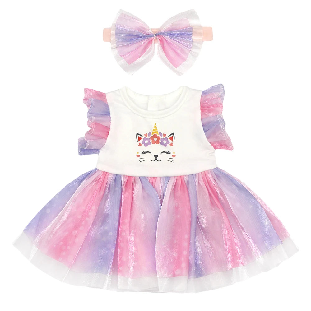 Baby Born Doll Outfits For 13-18 Inch Newborn Doll Cute Jumpers Rompers Suit+Shoes Doll Accessories Festival Birthday Gift - 