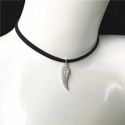 90's Inspired Gothic Lolita Punk Choker Necklace Black Velvet Suede Steampunk Torques Jewelry Statement Colar Christmas Gift 