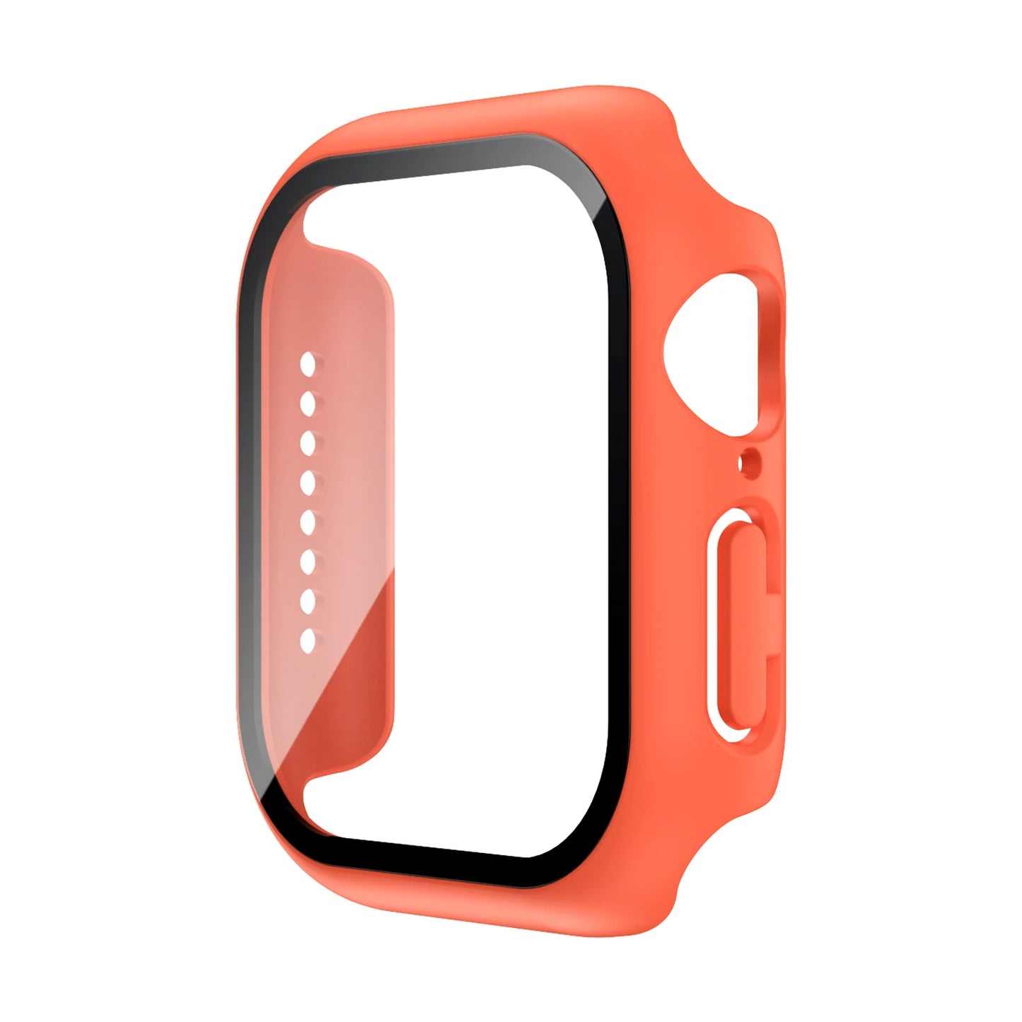Tempered Glass+Case For Apple Watch 38mm 40mm 41mm 42mm 44mm 45mm 46mm Screen Protector Protective Cover iWatch 10 8 7 9 6 SE