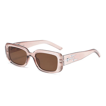 Retro Y2K Style Small Square Sunglasses Women Kitten Eye Sunglasses Fashion Colorful Mirror Goggles Men Punk Sports Suns Glas