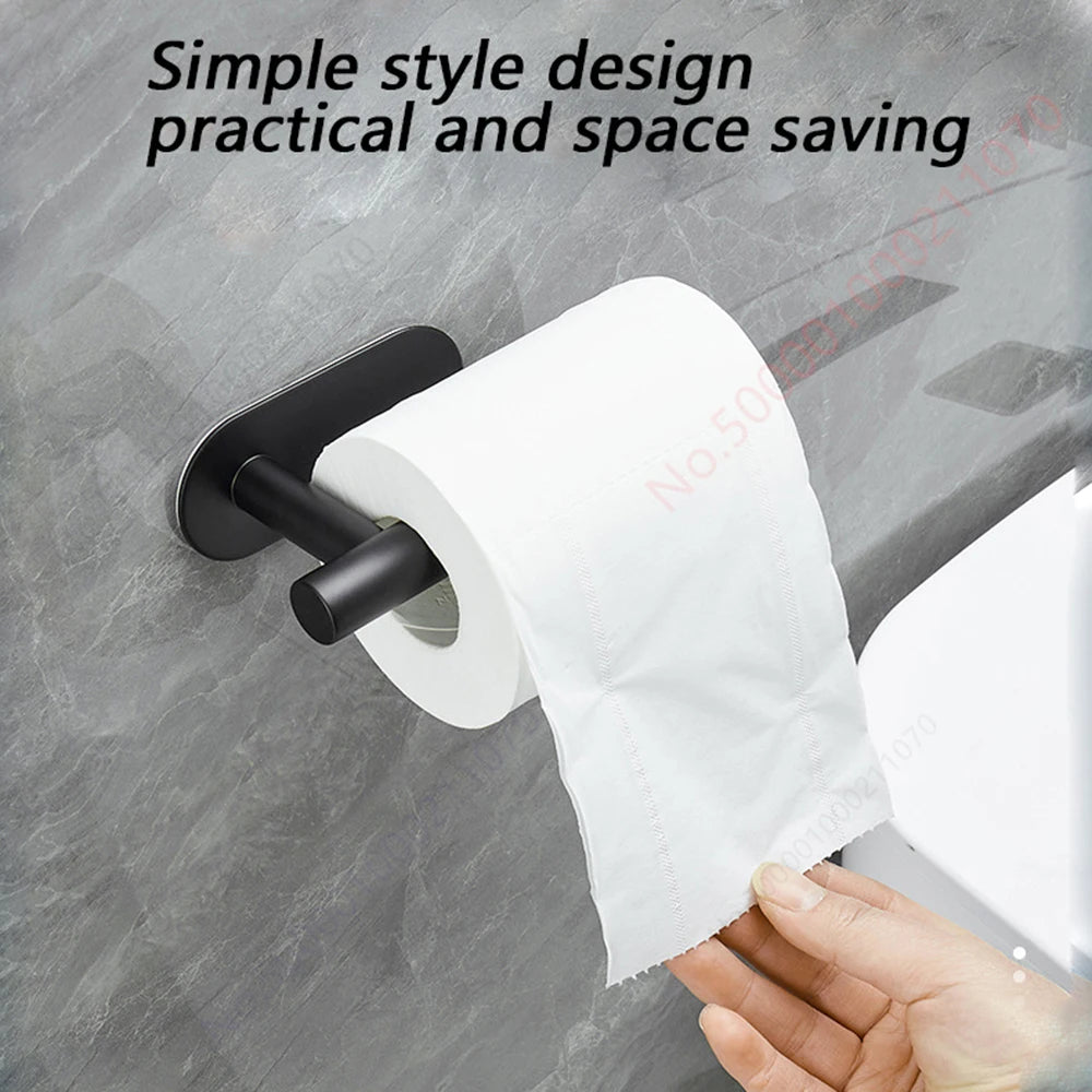 1~2PCS Toilet Paper Rack Bathroom Paper Towel Holder Adhesive Absorbent Paper Dispenser WC Kitchen Hardware Storage Accessori