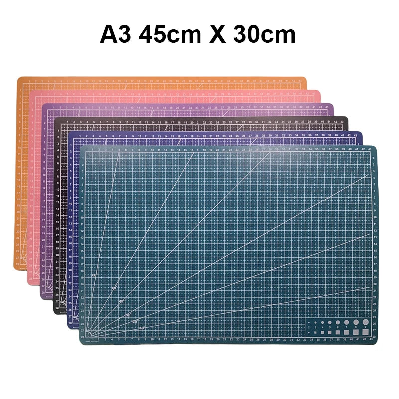 A3 A4 A5 Craft Cutting Pad PVC Cutting Mat Anti Cutting Table Board For Leather Sewing Patchwork Engraving DIY Workbench Tool