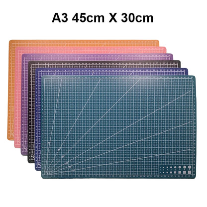 A3 A4 A5 Craft Cutting Pad PVC Cutting Mat Anti Cutting Table Board For Leather Sewing Patchwork Engraving DIY Workbench Tool