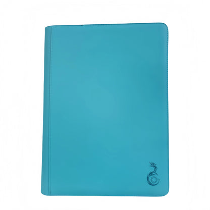 16-Pocket Card Binder (1024 Cards) – Black/ Industrial-Strength Storage for TCG & Sports Cards. Collector's Dream - SKY BLUE