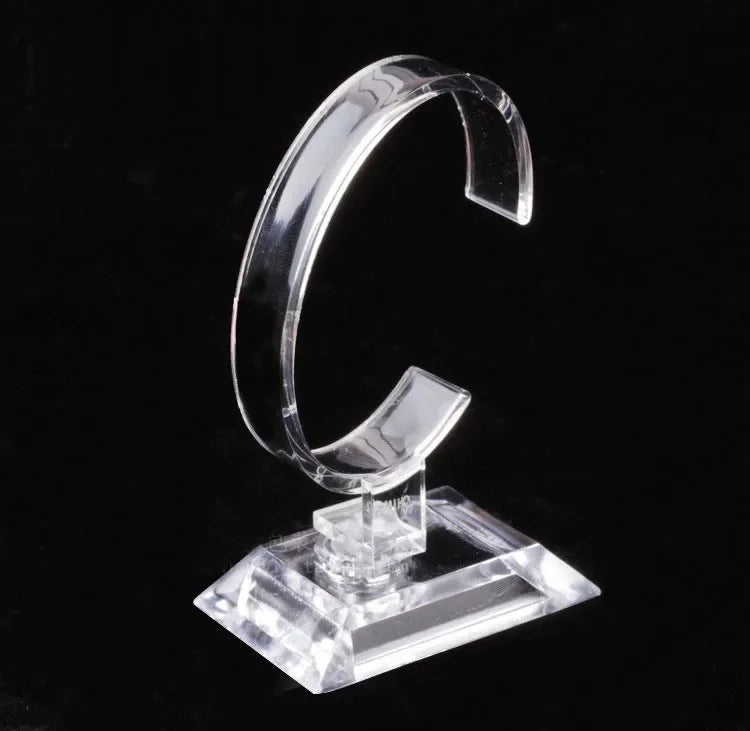 Transparent Watch Display Rack C-Ring Transparent Bracket Counter Display Rack Watch Bracelet Display Props