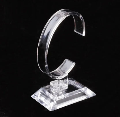 Transparent Watch Display Rack C-Ring Transparent Bracket Counter Display Rack Watch Bracelet Display Props