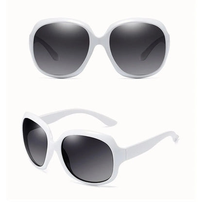 Sunglasses for Women Men Classic Retro Vintage Oversized Eyewear Fashion Shades Round Faced Driving Glasses - 1