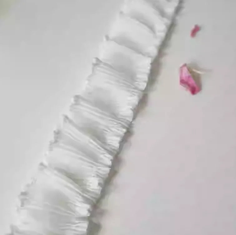 Colored 3cm Dog Teeth Collar Folded Lace for Dress Children's Clothing Skirt Collar Skirt Edge Garment Material Accessories X