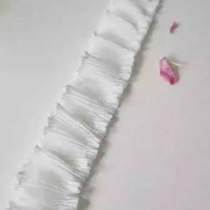 Colored 3cm Dog Teeth Collar Folded Lace for Dress Children's Clothing Skirt Collar Skirt Edge Garment Material Accessories X