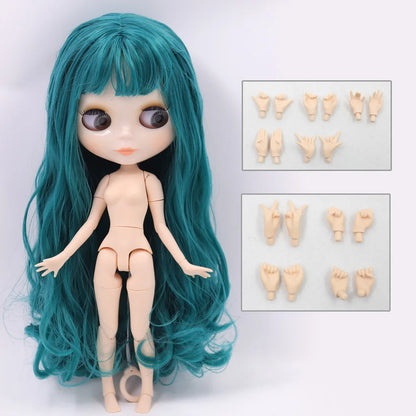 ICY DBS blyth doll 1/6 bjd toy joint body white skin shiny & matte face 30cm on sale special price toy gift anime doll - glos