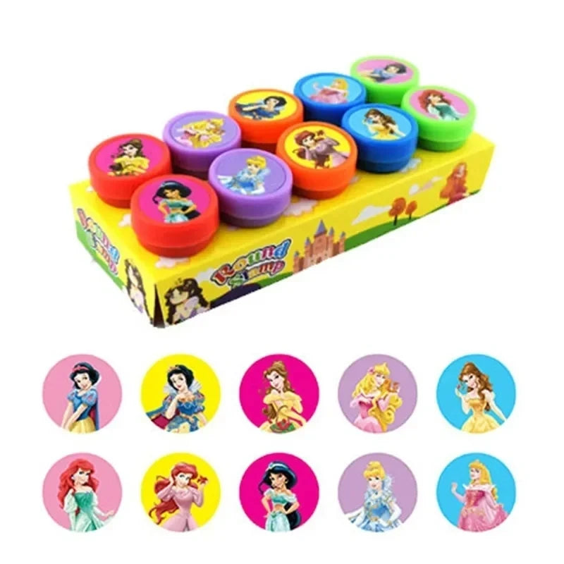 Princess Stamp Princess Party Favor Seal for Kids Girls Birthday Party Decoration Giveaway Souvenir Gift Party Supplies
