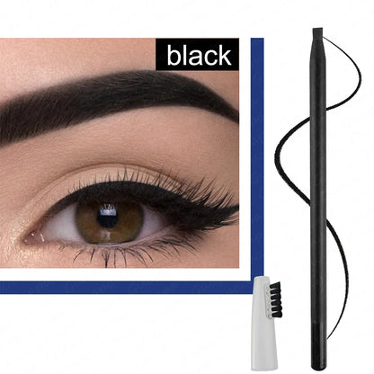 2PCS Professional Microblading Brow Mark Pencil Permanent Red Lip Contour Pen Tattoo Waterproof Art Tint Makeup Eyebrow Pen -