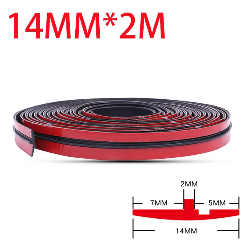 SEAMETAL Rubber Car Seals Edge Sealing Strips Auto Roof Windshield Car Sealant Protector Anti-collision Strip Window Seals - 