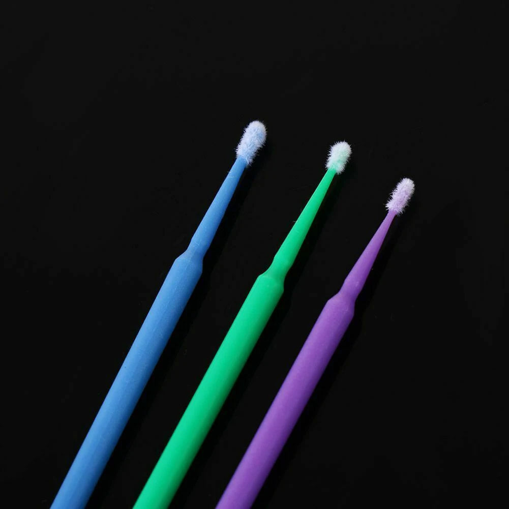 100pcs Paint Brushes Paint Touch-up Dentistry Pen Car Applicator Stick Once-only Use Automobile Pen Cleaning Stick Paint Brus