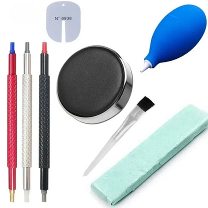 Watch Jewelry Movement Casing Cushion Pad Leather Protecting Holder Professional Watch Repair Tool Accessory for Watchmaker