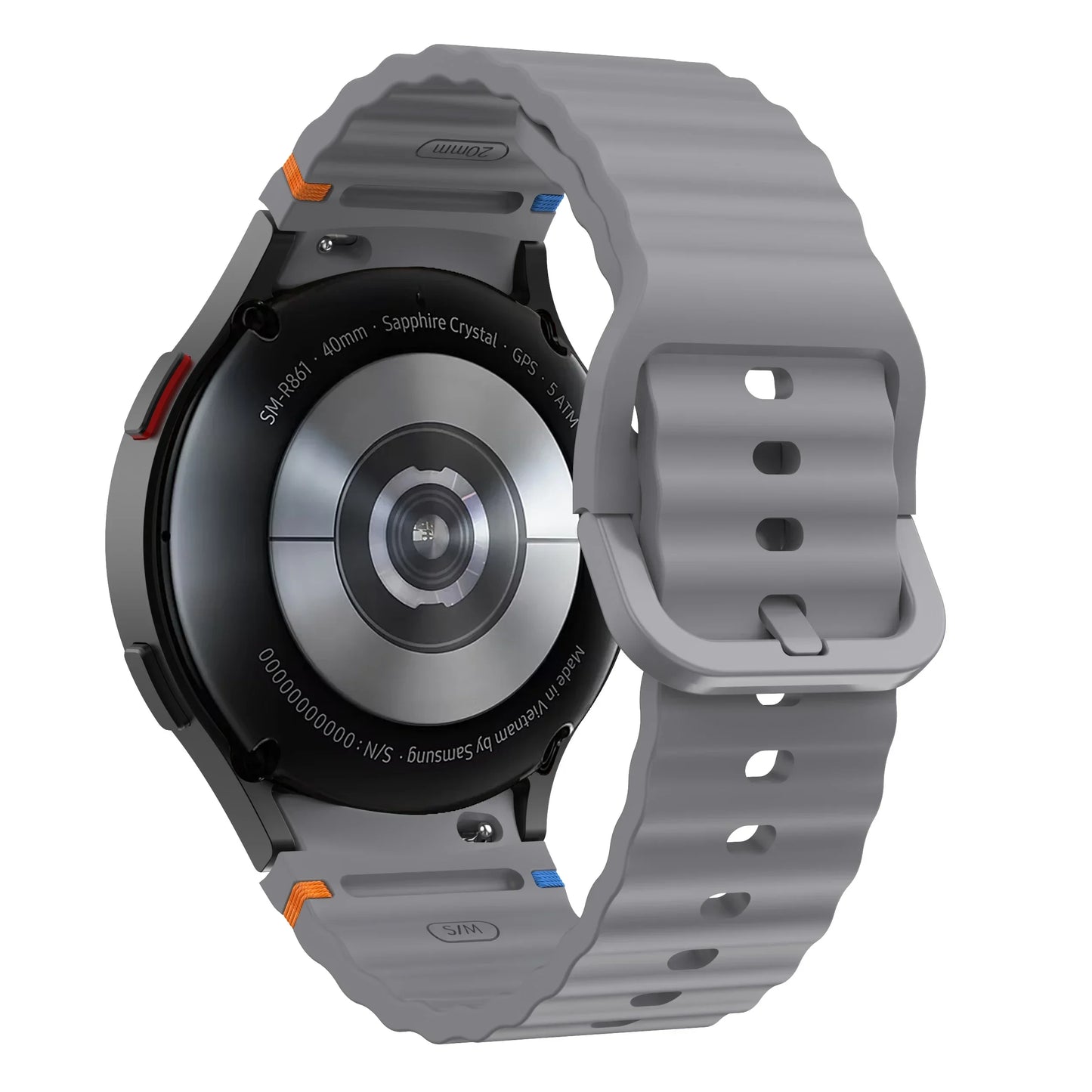 Original Silicone Band for Samsung Galaxy Watch 7 FE 6 4 Classic 5 Pro 44mm 40mm 43mm 47mm 45mm Bracelet Galaxy Watch6 7 Stra