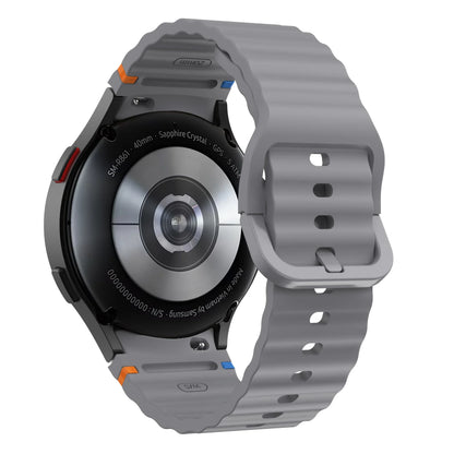 Original Silicone Band for Samsung Galaxy Watch 7 FE 6 4 Classic 5 Pro 44mm 40mm 43mm 47mm 45mm Bracelet Galaxy Watch6 7 Stra