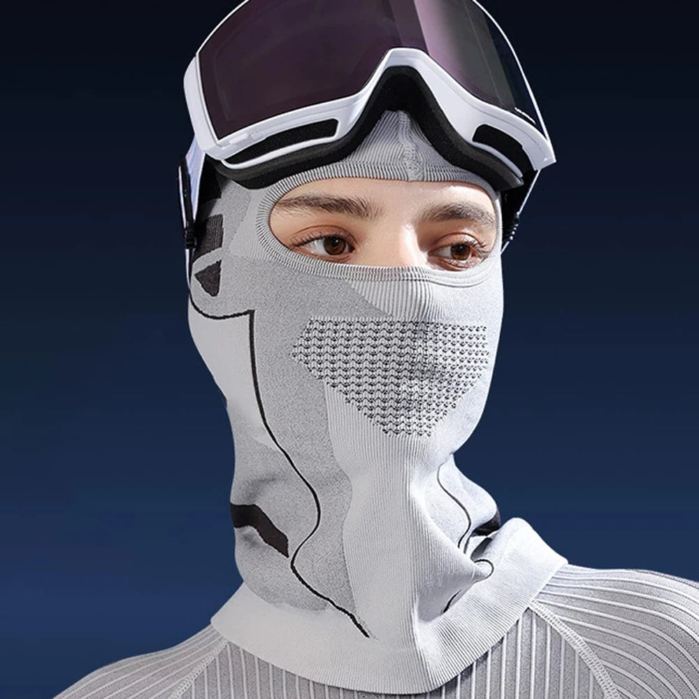 Unisex Winter Warm Balaclava Hat Elastic Breathable Cycling Full Face Mask Outdoor Running Skiing Mask Motorcycle Helmet Inne