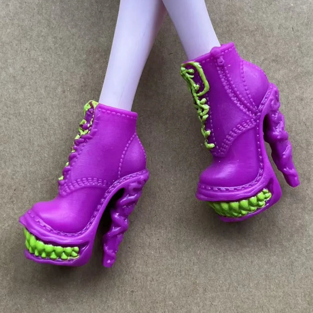 Colorful Monster Doll Boots Novelty Sandals 1/6 Scale Doll Shoes Accessories for Doll Decorations - NO.28