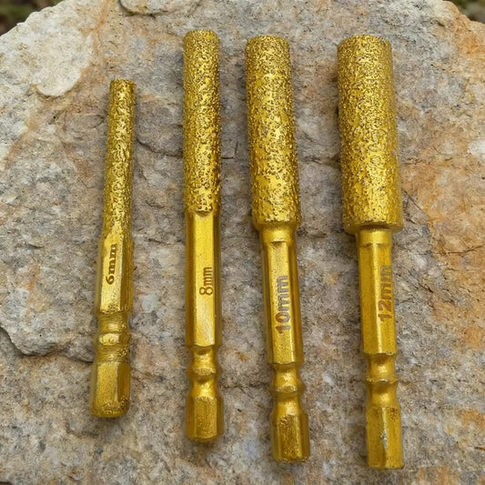 Diamond Core Bits Hex Shank Dry Drilling for Ceramic Tile Granite Marble Hole Saw Tile Cutting Tool Set