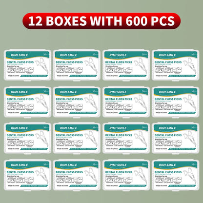 50/150/300/600/1000 PCS Dental Floss Sticks Oral Care Tools