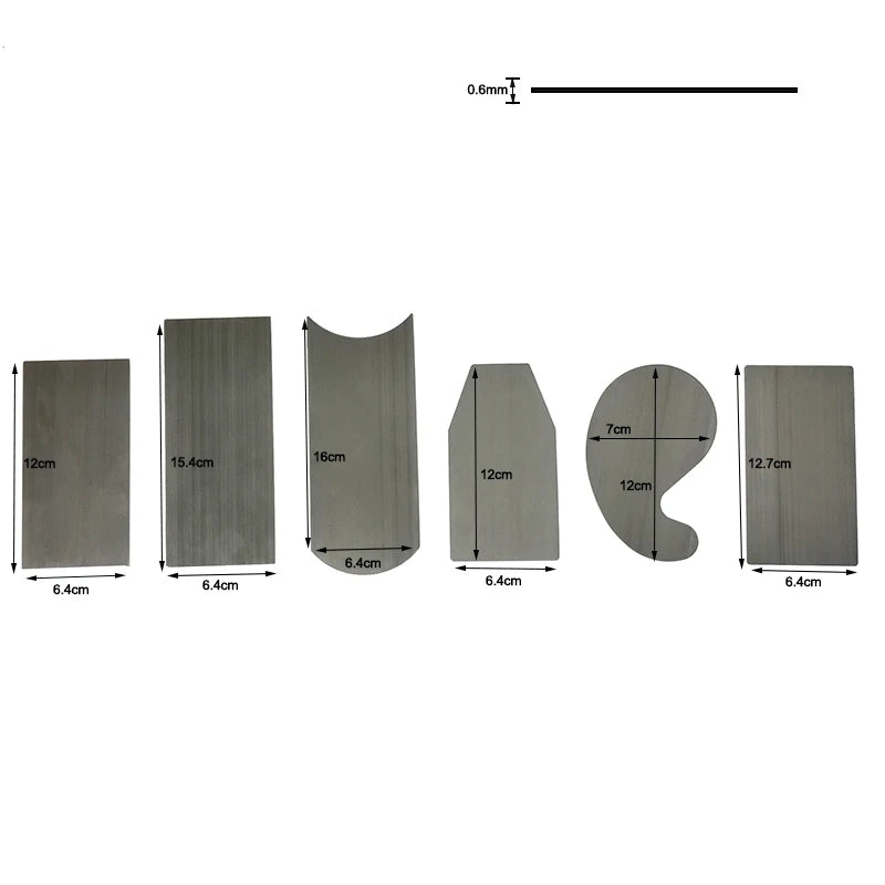 Woodworking Card Scraper Set Thicken Hardened Cabinet Scraper Card Scraping Rectangle knife Smooth Wood Deburring Carpentry T