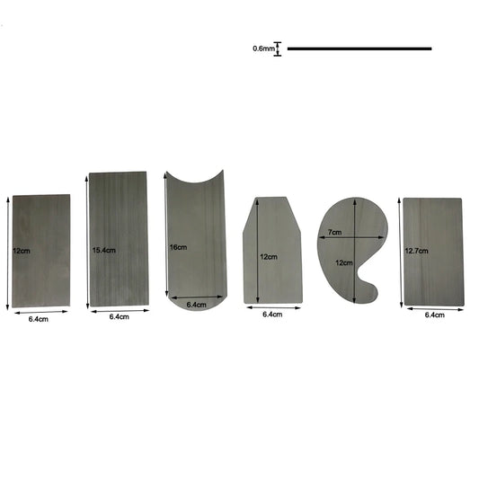 Woodworking Card Scraper Set Thicken Hardened Cabinet Scraper Card Scraping Rectangle knife Smooth Wood Deburring Carpentry T