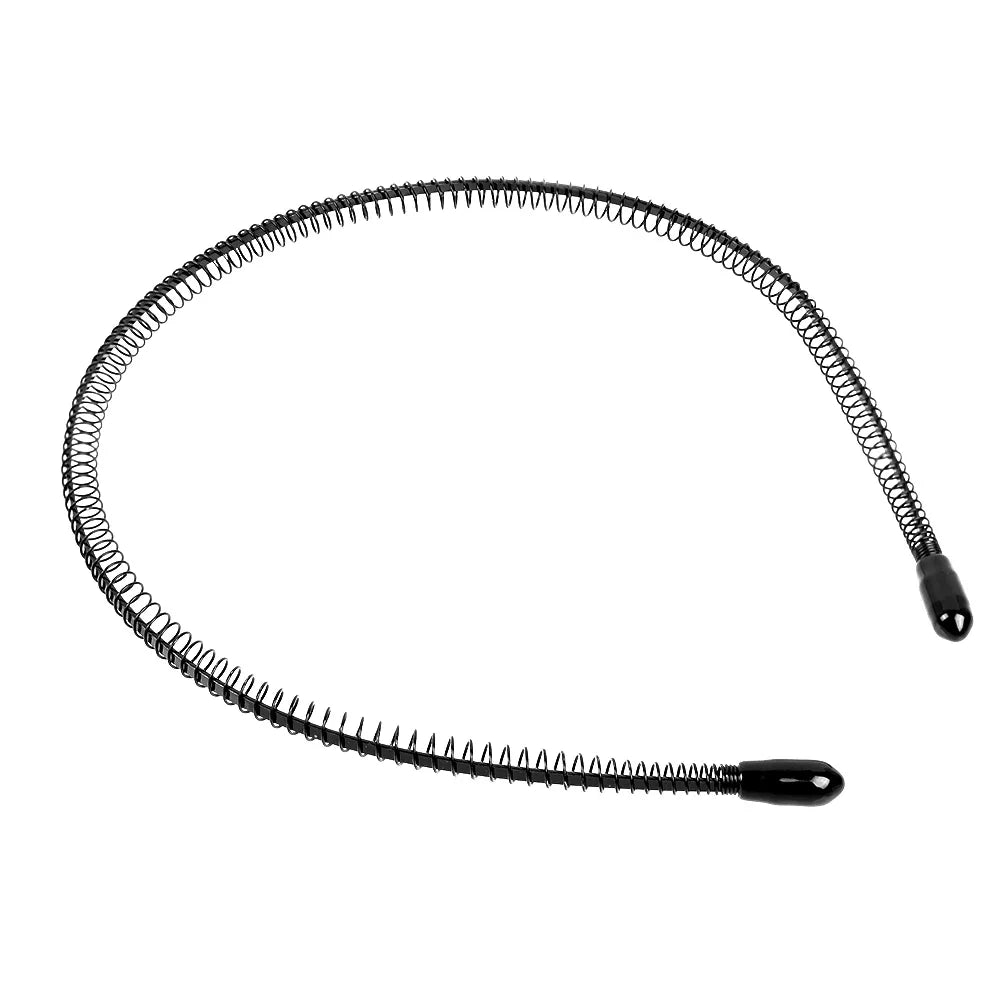 6/1pcs Fashion Metal Hair Band for Men Women Unisex Black Waved Hair Head Hoop Sports Headband Hairband Hair Accessories - St