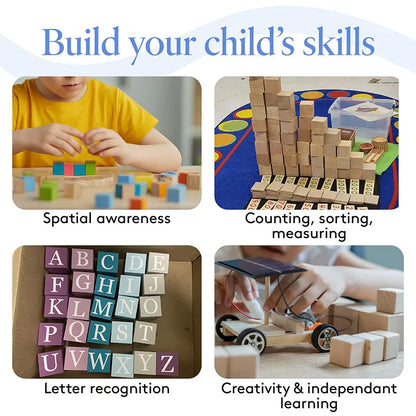 5-100pcs Unfinished Wooden Blocks Birch Blank Cube Blocks for DIY Arts Projects Craft Making Painting Baby Toy