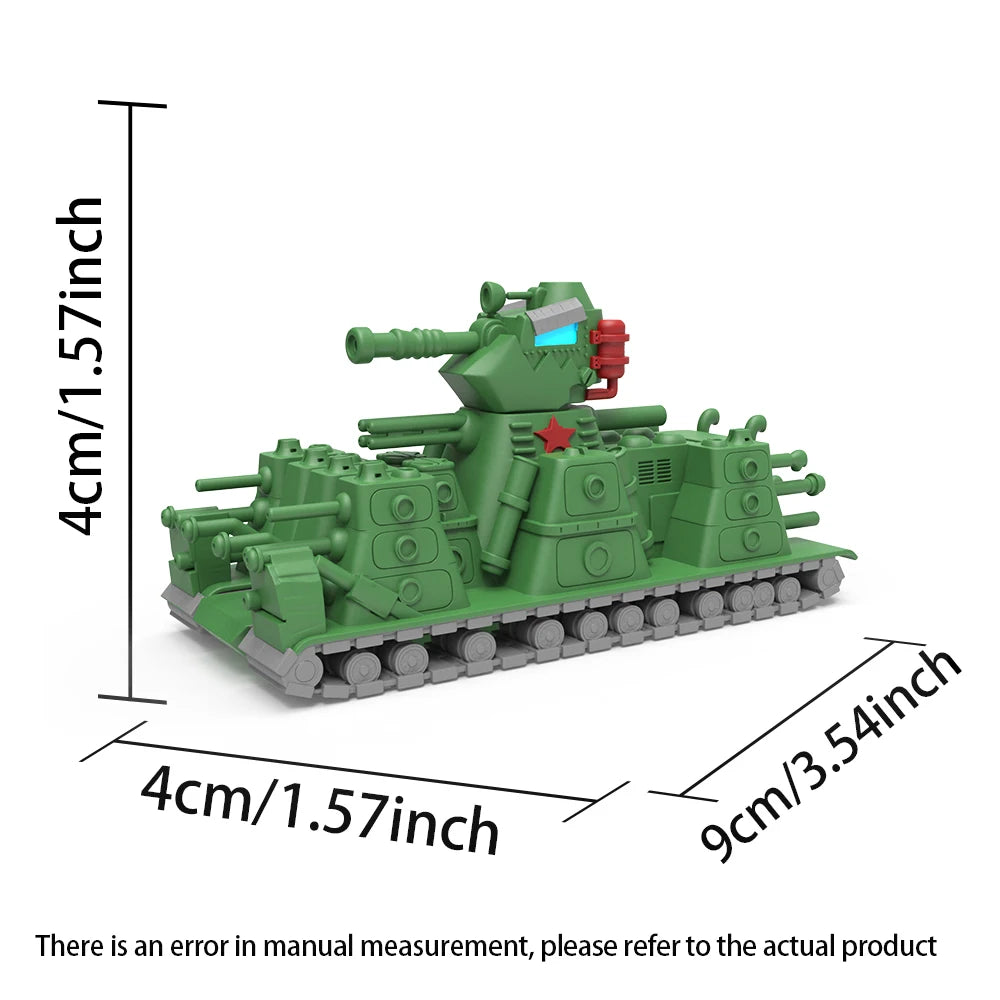 Military Tank Half Tracked Armor Vehicle 3D Printed Action Figure Model Creative Toy for Birthday Christmas Collectible Gift 