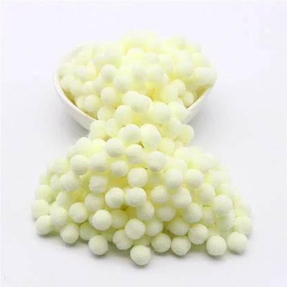 15g Fluffy Soft Pompom 8 Mm 10 Mm 15 Mm 20 Mm 25 Mm 30 Mm Plush Pompom DIY Home Decoration Crafts Toys - 10 / 25mm 15g