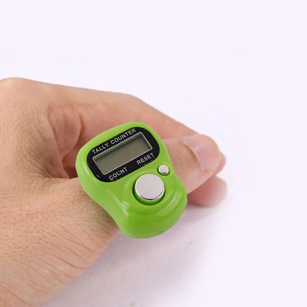 Mini Electronic Finger Counter Hand Tally Clicker Counter Ring Digital Counters Knitting Row Counter New