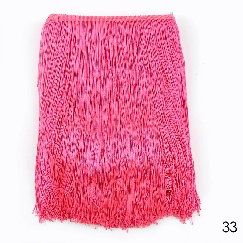 Lace Trim Fringe Tassels 2/5/10M, 30cm Long, For Curtain, Sewing, DIY Accessories - 33 / 30cm-10Yards