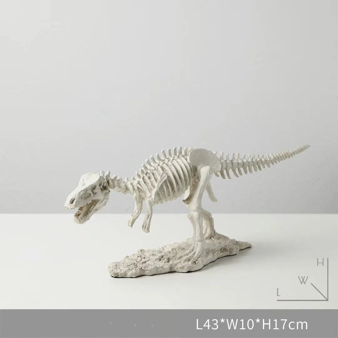 Simulated Dinosaur Fossil Model Resin Accessories Art Home Living Room Statue Decoration Items Study Office Sculpture Ornamen