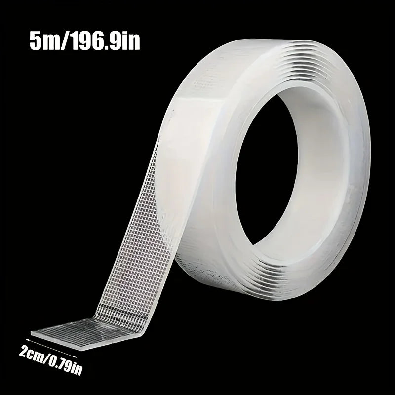Heavy Duty Nano Tape Double Sided Transparent Waterproof Adhesive Tape Removable Strong Sticky Mounting Tape for Home Office