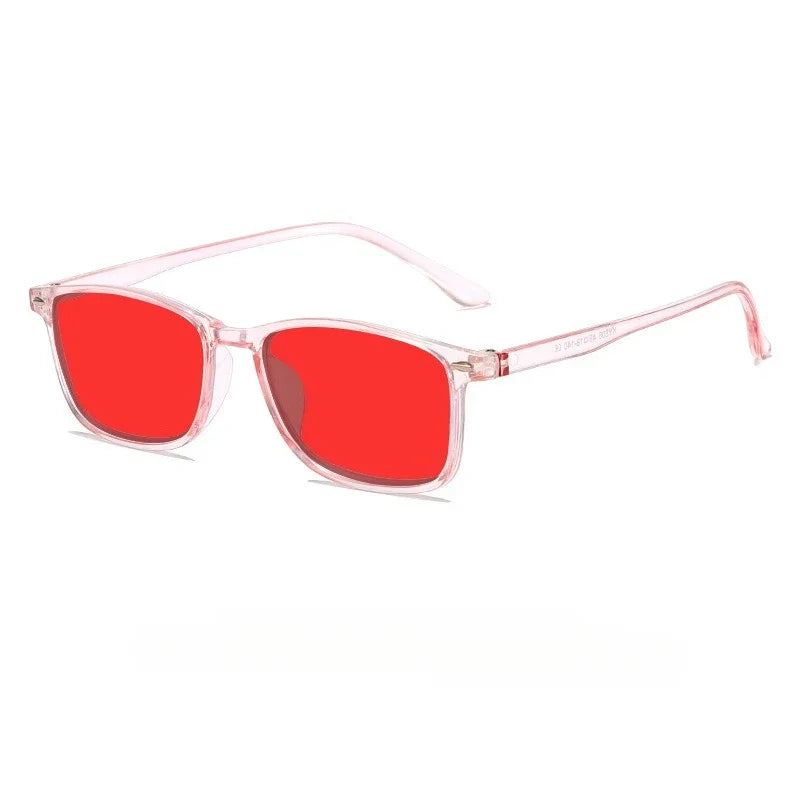Blue Light Blocking Glasses for Watch Mobile Phones Play Computer Competitive Games Women's Style Orange or Red Lenses Goggle