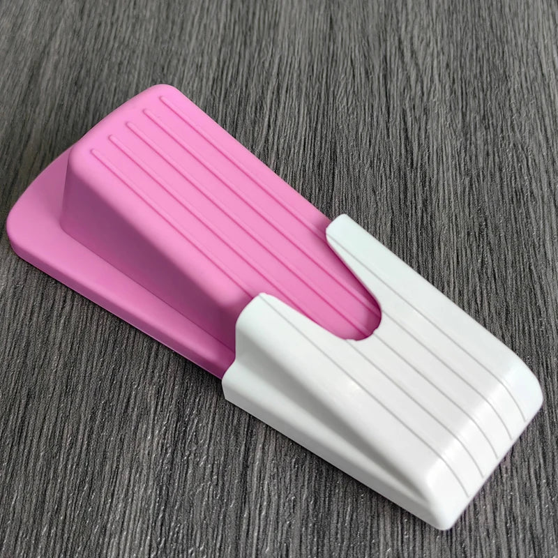 1Pcs Safety Silicone Door Stop Stoppers Block Wedge Doorstops Door Stopper Home Office Door Rear Retainer Anti-collision Stop