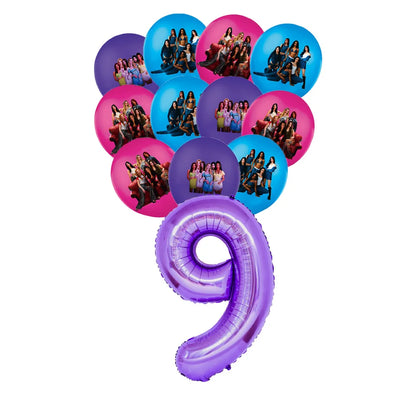 K-Katseye Birthday Decoration Kpop Girl Group Napkin Balloon Cup Plate Tablecloth Banner For Girls Festival Party Fans Gift -