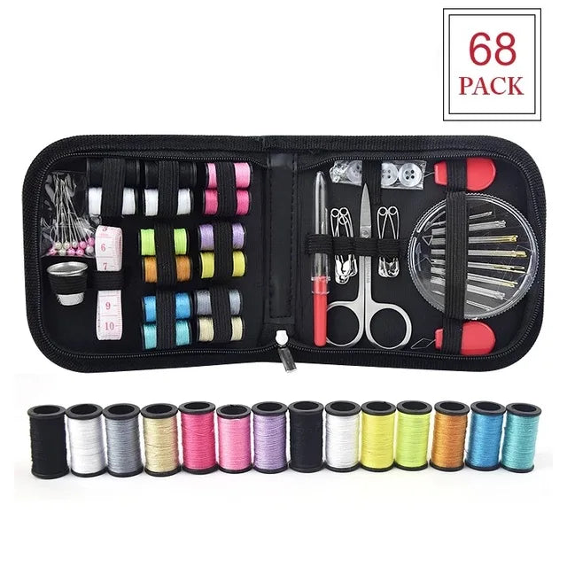 Sewing Kits DIY Multi-function Sewing Box Set for Hand Quilting Stitching Embroidery Thread Sewing Accessories Sewing Kits - 