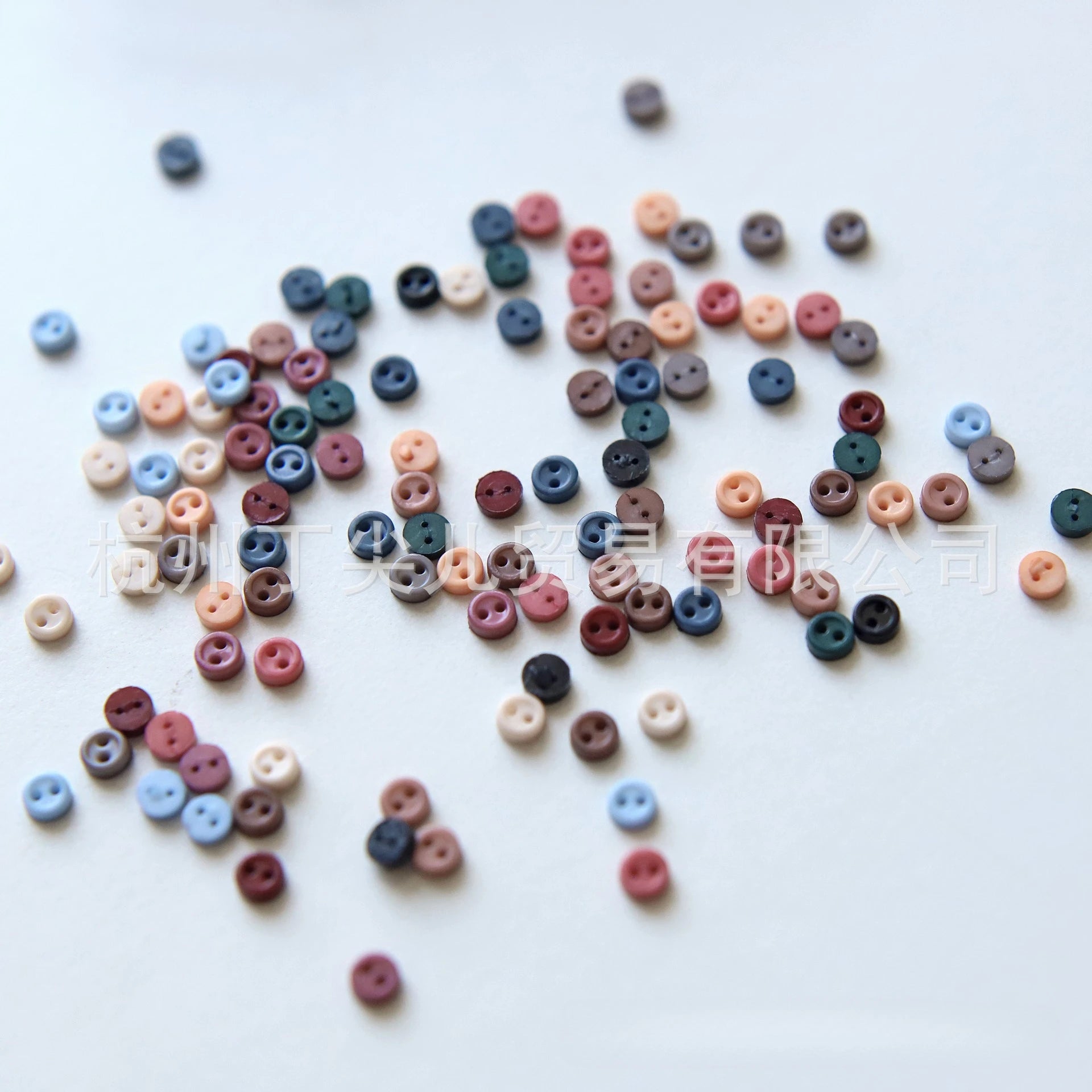3mm Retro Mini Buttons Resin Doll Buttons for DIY Handmade Sewing Dolls Toys Accessories Dolls Clothes Shoes Sewing Scrapbook