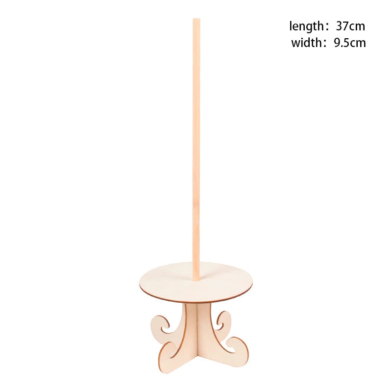 Wooden Donut Stand Wedding Decoration Wall Dessert Doughnut Table Holder Baby Shower Birthday Party Table Decor Supplies - st