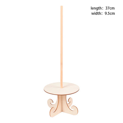 Wooden Donut Stand Wedding Decoration Wall Dessert Doughnut Table Holder Baby Shower Birthday Party Table Decor Supplies - st
