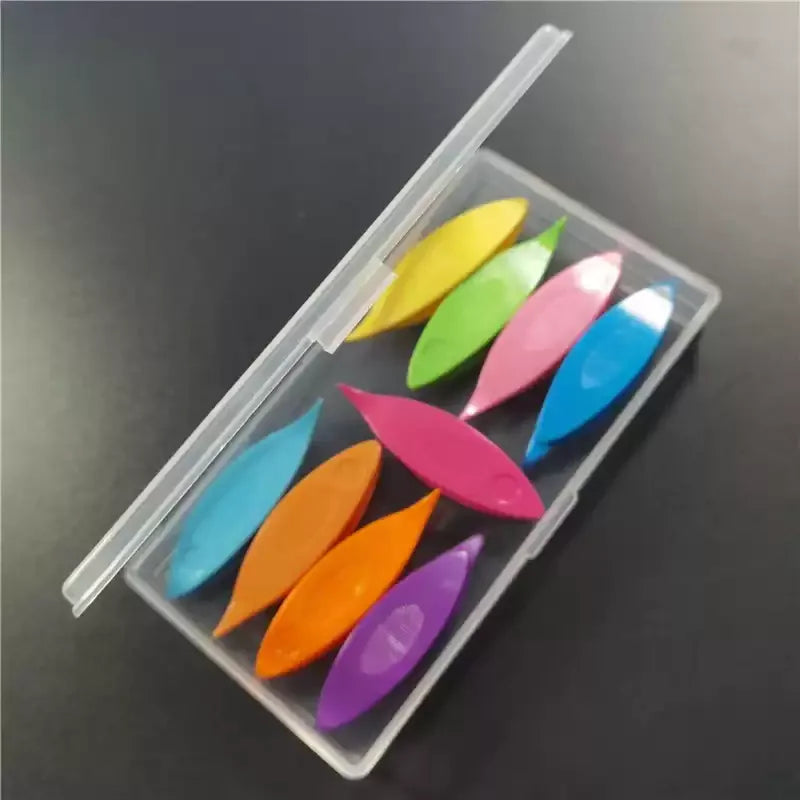 Tatting Shuttle Set 7/9/18Pcs,Colorful Plastic Tatting tool set,DIY Handmade Lace Making Tools for Knitting & Crafting