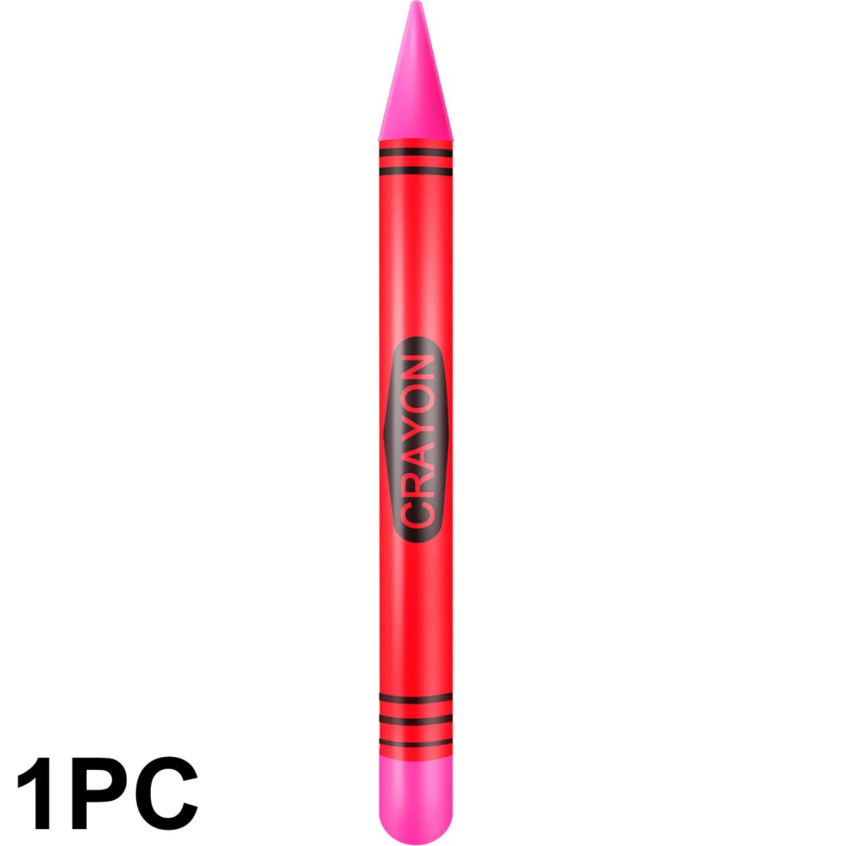 Jumbo Inflatable Crayon Balloon Neon Back to School Party Decoration First Day Of School Classroom Supplies - 1PC-RP