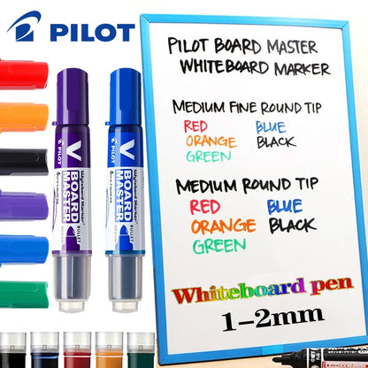 1PC Japan PILOT Whiteboard Marker WBMAVBM Large Capacity Ink Color Markers Office Accessories School Stationery Teacher Gift
