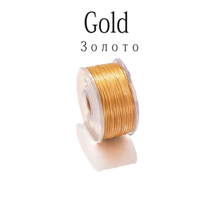 50Yards Nylon Bead Thread Nonelastic Beading Threads Seed Beads Cord Thread for DIY Bracelets Necklace Jewelry Making Supplie
