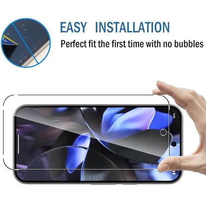 Fingerprint Unlock Glass for Pixel 9 Pro 10 8A 9A 10A 7A 8 Pro Screen Protector Pixel 9 Pro XL Tempered Glass for Google Pixe